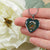 Bannatyne Scottish Clan Tartan Necklace Heart - kittentee
