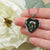 Aiton Scottish Clan Tartan Necklace Heart - kittentee