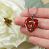 Brodie Modern Scottish Clan Tartan Necklace Heart