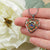 Bruce Ancient Scottish Clan Tartan Necklace Heart