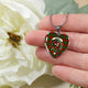 Byres Modern Scottish Clan Tartan Necklace Heart