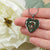 Brodie Scottish Clan Tartan Necklace Heart