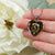 Buchan Modern Scottish Clan Tartan Necklace Heart
