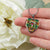 Buchanan Old Sett Scottish Clan Tartan Necklace Heart