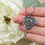 Boswell Scottish Clan Tartan Necklace Heart