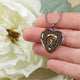 Balfour Modern Scottish Clan Tartan Necklace Heart - kittentee