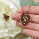 Hunter Scottish Clan Tartan Necklace Heart