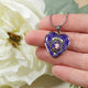 Allardice Scottish Clan Tartan Necklace Heart - kittentee