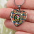 Buchanan Ancient Scottish Clan Tartan Necklace Heart