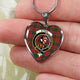 Byres Scottish Clan Tartan Necklace Heart