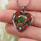 Anderson Of Arbrake Scottish Clan Tartan Necklace Heart - kittentee