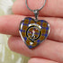 Balfour Modern Scottish Clan Tartan Necklace Heart
