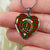 Auchinleck Scottish Clan Tartan Necklace Heart - kittentee