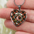 Ainslie Scottish Clan Tartan Necklace Heart - kittentee