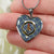 Boswell Scottish Clan Tartan Necklace Heart