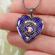 Allardice Scottish Clan Tartan Necklace Heart - kittentee