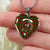 Byres Modern Scottish Clan Tartan Necklace Heart