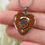 Bruce Scottish Clan Tartan Necklace Heart