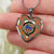 Bruce Ancient Scottish Clan Tartan Necklace Heart