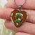 Burnett Scottish Clan Tartan Necklace Heart