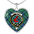 Armstrong Ancient Scottish Clan Tartan Necklace Heart - kittentee