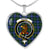 Baird Scottish Clan Tartan Necklace Heart - kittentee