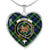 Baillie Scottish Clan Tartan Necklace Heart - kittentee