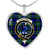 Arbuthnot Scottish Clan Tartan Necklace Heart - kittentee