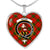 Adair Scottish Clan Tartan Necklace Heart - kittentee