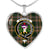 Buchanan Hunting Scottish Clan Tartan Necklace Heart