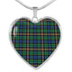 Allison Scottish Clan Tartan Necklace Heart - kittentee