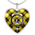 Barclay Dress Scottish Clan Tartan Necklace Heart - kittentee