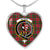 Byres Scottish Clan Tartan Necklace Heart