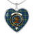 Baird Ancient Scottish Clan Tartan Necklace Heart - kittentee