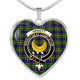 Arnott Scottish Clan Tartan Necklace Heart - kittentee