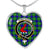 Armstrong Hunting Scottish Clan Tartan Necklace Heart - kittentee