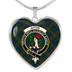 Aiton Scottish Clan Tartan Necklace Heart - kittentee