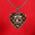 Ainslie Scottish Clan Tartan Necklace Heart - kittentee
