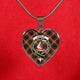 Ainslie Scottish Clan Tartan Necklace Heart - kittentee