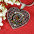 Borthwick Ancient Scottish Clan Tartan Necklace Heart