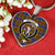 Balfour Modern Scottish Clan Tartan Necklace Heart - kittentee