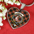Ainslie Scottish Clan Tartan Necklace Heart