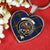 Agnew Modern Clan Tartan Necklace Heart - kittentee