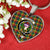 Buchanan Scottish Clan Tartan Necklace Heart