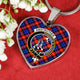 Anstruther Scottish Clan Tartan Necklace Heart - kittentee