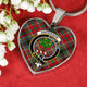 Anderson Of Arbrake Scottish Clan Tartan Necklace Heart - kittentee