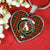 Hunter Scottish Clan Tartan Necklace Heart