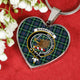 Bannatyne Scottish Clan Tartan Necklace Heart - kittentee