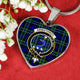Arbuthnot Scottish Clan Tartan Necklace Heart - kittentee