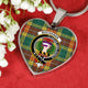 Buchanan Old Sett Scottish Clan Tartan Necklace Heart